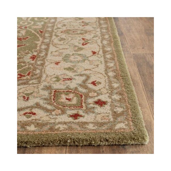 Safavieh 2 ft.-3 in. x 10 ft. Runner Traditional Antiquity- Sage Hand Tufted Rug - AT21D-210