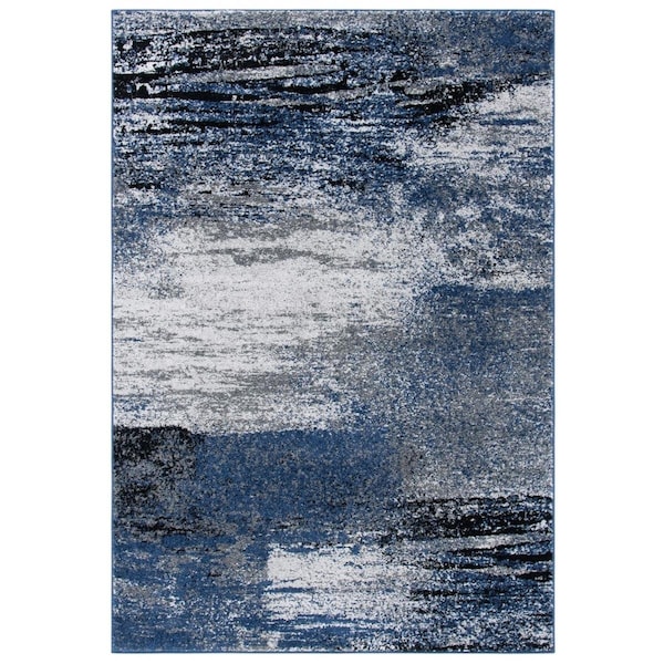 Safavieh 6 x 9 ft. Adirondack Power Loomed Rectangle Area Rug Grey & Blue - ADR112H-6