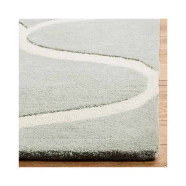 Safavieh 3 x 5 ft. Small Rectangle Cambridge Hand Tufted Rug, Grey and Ivory - CAM730G-3