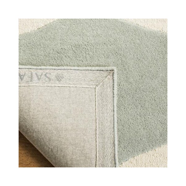 Safavieh 3 x 5 ft. Small Rectangle Cambridge Hand Tufted Rug, Grey and Ivory - CAM730G-3