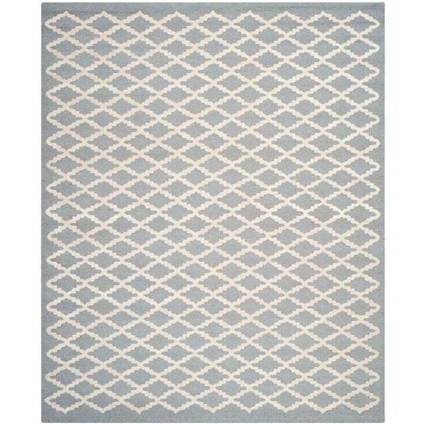 Safavieh Cambridge Hand Tufted Accent Rug- Silver - Ivory- 2 x 3 ft. - CAM137D-2