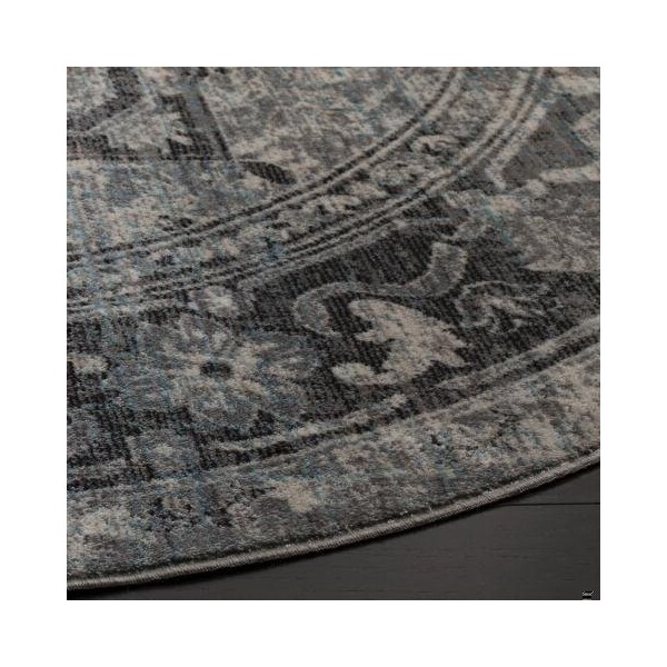 Safavieh Claremont Power Loomed Runner RugIvory & Grey 2 ft. 6 in. x 7 ft. 9 in. - CLR665G-28