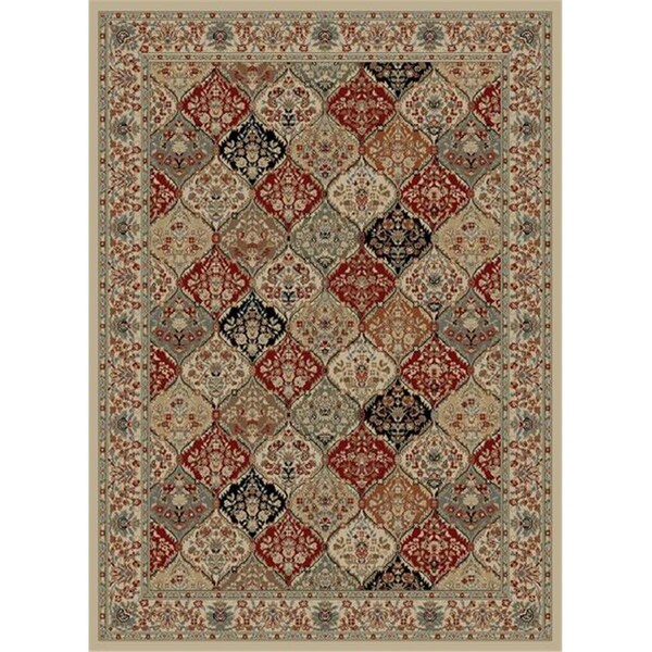 Concord Global 9 ft. 3 in. x 12 ft. 6 in. Ankara Bakhtiar - Ivory - 61828