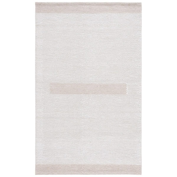 Safavieh 8 x 10 ft. Natural Flat Weave Rectangle Area Rug Ivory & Beige - NAT324B-8