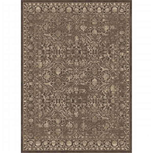 Auric 3564-0043-LIGHTBROWN Colosseo Area Rug, Light Brown - 2 ft. 2 in. x 7 ft. 7 in. - AU809241