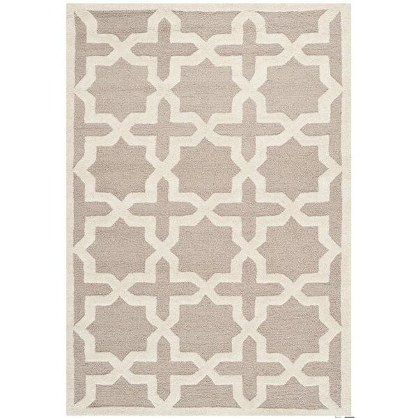 Safavieh Cambridge Hand Tufted Runner Rug- Beige - Ivory- 2 ft. 6 in. x 18 ft. - CAM125J-218