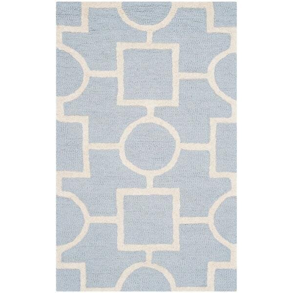 Safavieh Cambridge Accent Area Rug, Light Blue and Ivory - 2 ft. 6 in. x 4 ft. - CAM143A-24
