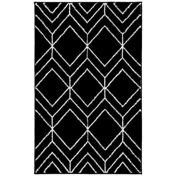 Safavieh 2 ft. 6 in. x 4 ft. Adirondack RugBlack & Ivory - ADR241Z-24