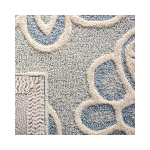 Safavieh Cambridge Runner Rugs, Grey and Blue - 2 ft.-6 in. x 8 ft. - CAM725V-28