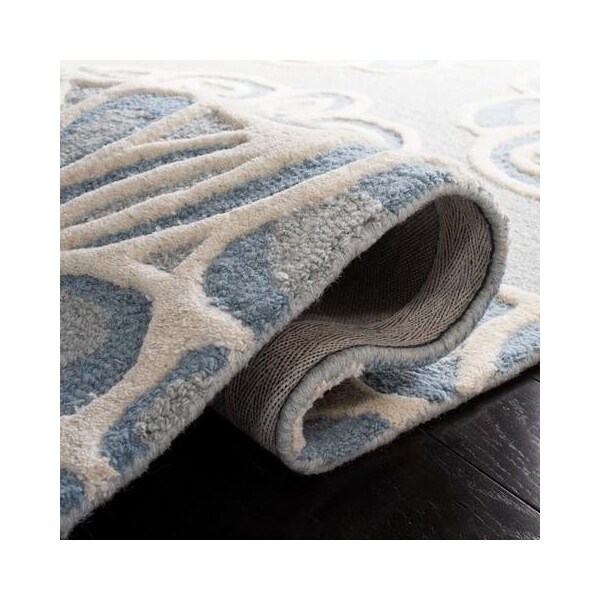 Safavieh Cambridge Runner Rugs, Grey and Blue - 2 ft.-6 in. x 8 ft. - CAM725V-28