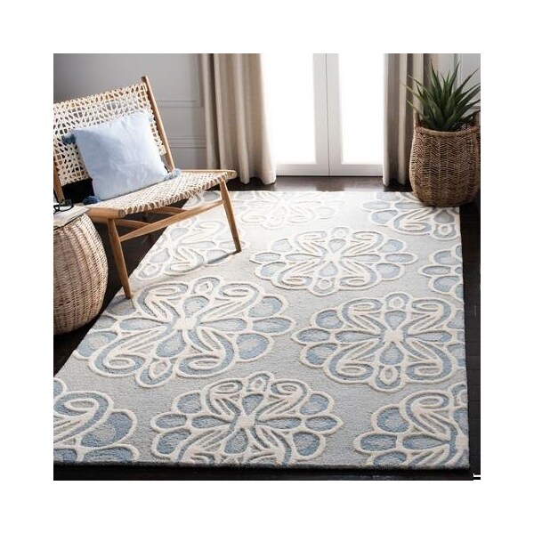 Safavieh Cambridge Runner Rugs, Grey and Blue - 2 ft.-6 in. x 8 ft. - CAM725V-28