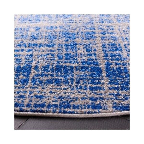 Safavieh 3 x 5 ft. Small Rectangle Adirondack Power Loomed RugBlue & Silver - ADR116D-3