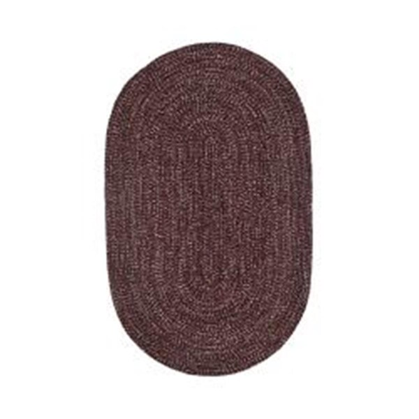 Better Trends 30 x 50 in. Chenille Reversible Rug - Burgundy & Mauve Tweed - BRCR3050BUMA