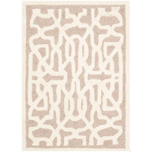 Safavieh Cambridge Hand Tufted Runner Rugs, Beige and Ivory - 2 ft.-6 in. x 8 ft. - CAM570J-28