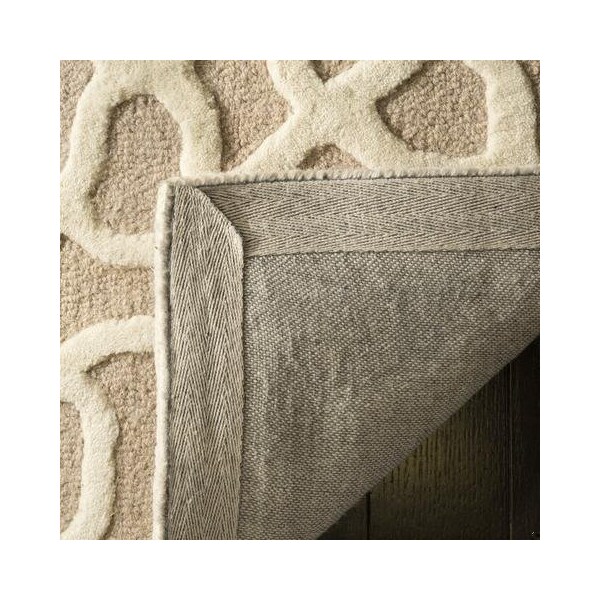 Safavieh Cambridge Hand Tufted Runner Rugs, Beige and Ivory - 2 ft.-6 in. x 8 ft. - CAM570J-28