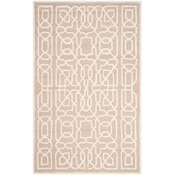 Safavieh Cambridge Hand Tufted Runner Rugs, Beige and Ivory - 2 ft.-6 in. x 8 ft. - CAM570J-28