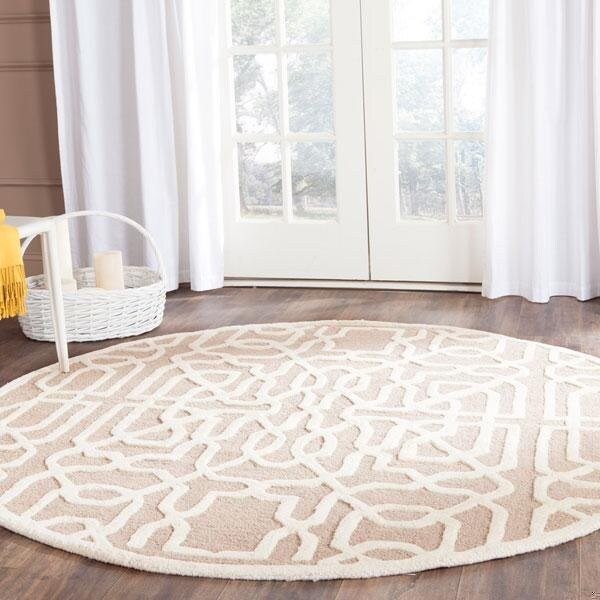 Safavieh Cambridge Hand Tufted Runner Rugs, Beige and Ivory - 2 ft.-6 in. x 8 ft. - CAM570J-28