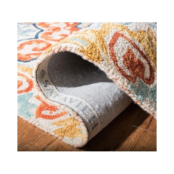 Safavieh 5 x 8 ft. Aspen Hand Tufted Medium Rectangle Area RugBeige & Rust - APN217A-5