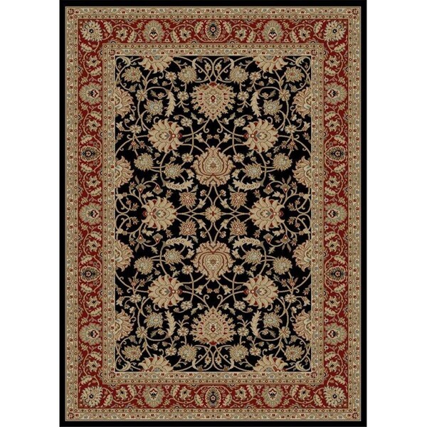 Concord Global Trading 2 ft. 7 in. x 4 ft. 1 in. Ankara Mahal - Black - 65533