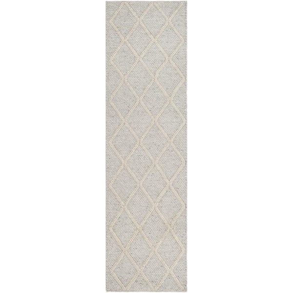 Safavieh Natura Runner Rug, Silver and Ivory - 2 ft.-3 in. x 8 ft. - NAT310B-28