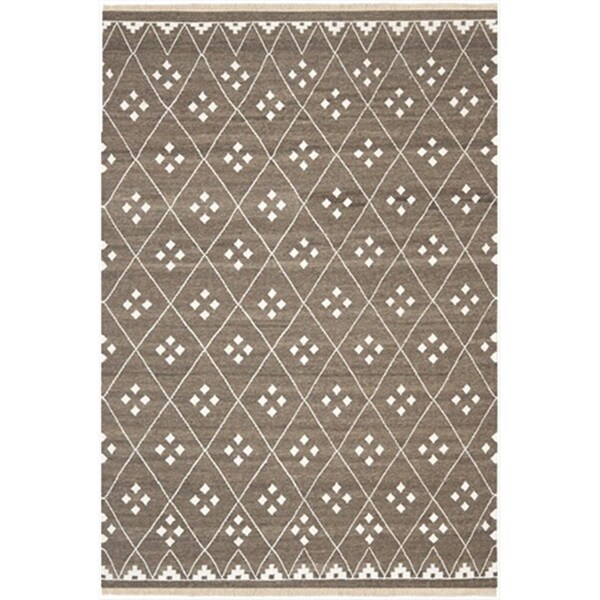 Safavieh 2 ft. 3 in. x 6 ft. Casual Natural Kilim Brown and Ivory Runner Rug - NKM316A-26