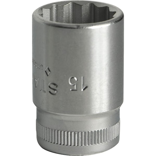 Stahlwille Tools 10 mm (3/8") Socket Size 15 mm L.31 mm - 02010015