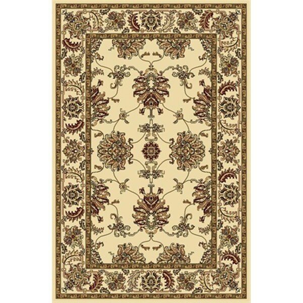 Auric Noble Rectangular Ivory Traditional Italy Area Rug, 7 ft. 9 in. W x 11 ft. 6 in. H - AU809244