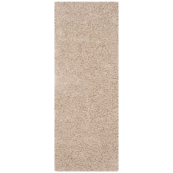 Safavieh Athens Shag Runner Rug, Beige - 2 ft. - 3 in. x 6 ft. - SGA119G-26