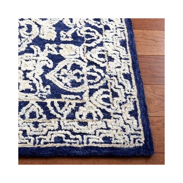 Safavieh Aspen Rectangle Area RugNavy & Ivory 5 x 8 ft. - APN296N-5