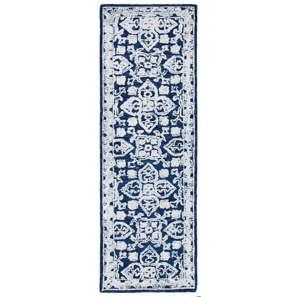 Safavieh Aspen Rectangle Area RugNavy & Ivory 5 x 8 ft. - APN296N-5