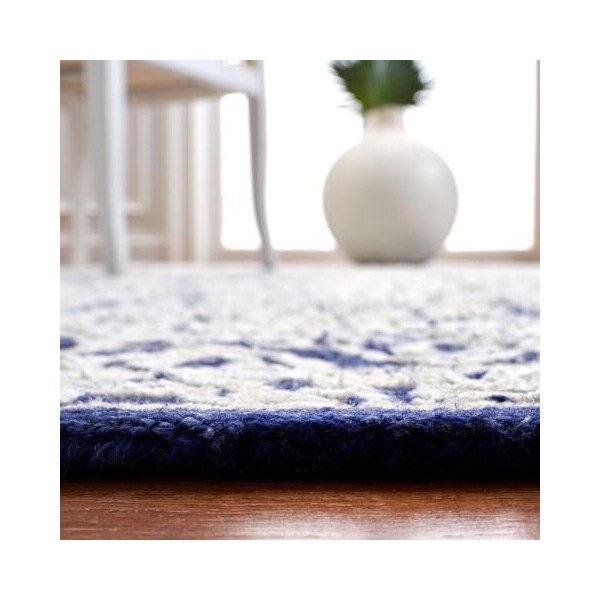 Safavieh Aspen Rectangle Area RugNavy & Ivory 5 x 8 ft. - APN296N-5