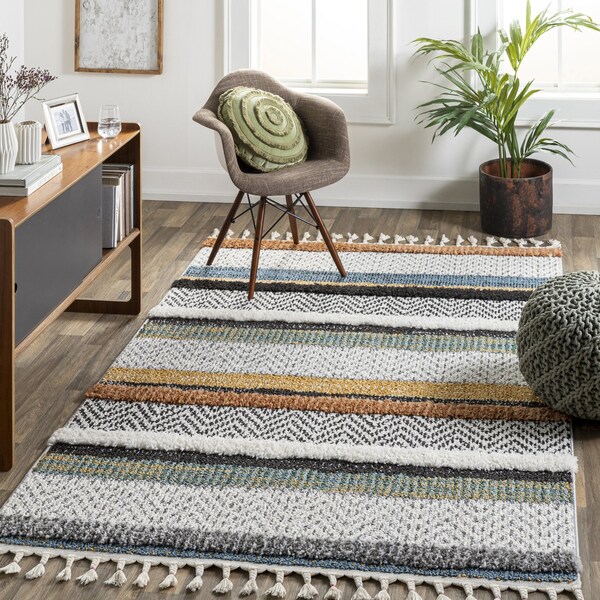Livabliss Lofty LOF-2304 Area Rug , With Fringe - LOF2304-2211
