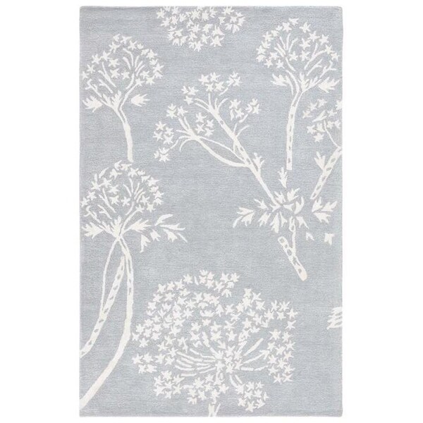 Safavieh Bella Hand Tufted Runner Rug, Light Blue and Ivory - 2 ft.-3 in. x 7 ft. - BEL131A-27