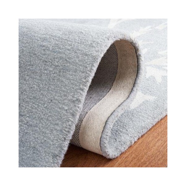 Safavieh Bella Hand Tufted Runner Rug, Light Blue and Ivory - 2 ft.-3 in. x 7 ft. - BEL131A-27