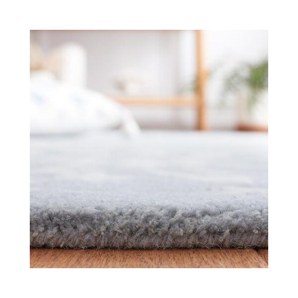 Safavieh Bella Hand Tufted Runner Rug, Light Blue and Ivory - 2 ft.-3 in. x 7 ft. - BEL131A-27