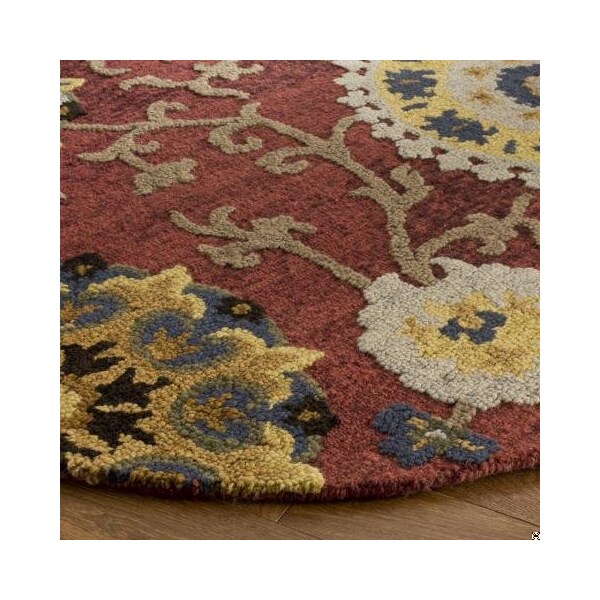 Safavieh Blossom Hand Tufted Runner Rug, Red and Multicolor - 2 ft.-3 in. x 8 ft. - BLM401C-28