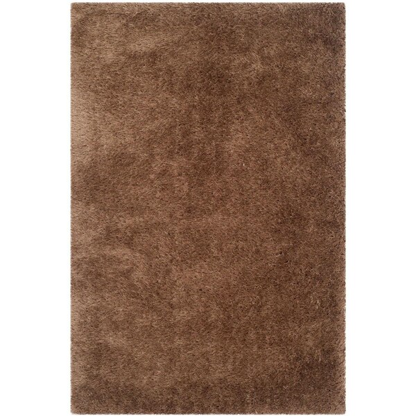 Safavieh Shag Medium Rectangle Rugs, Taupe - 4 x 6 ft. - SG256T-4