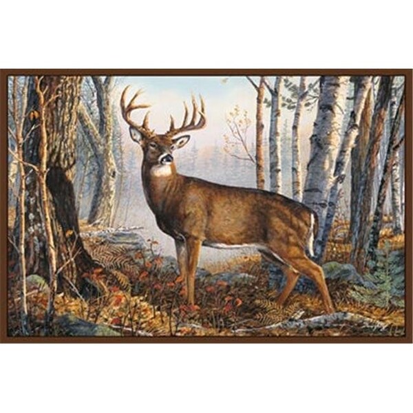 Associated Weavers Custom Printed Rugs WHITETAIL Whitetail Wildlife Rug - WHITETAIL