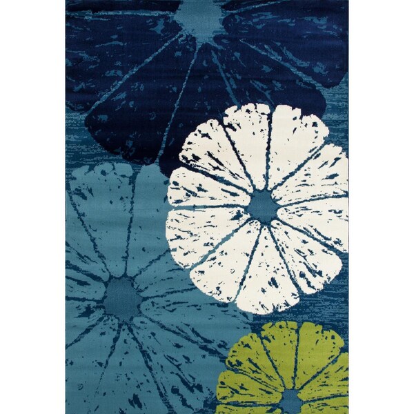 Art Carpet 3 X 4 Ft. Seaport Collection Citrus Slice Woven Area Rug, Blue - 841864117200
