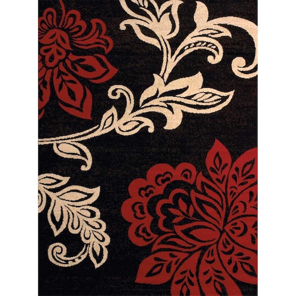 United Weavers United Weavers 851 10830 24 1 ft. 11 in. x 3 ft. 3 in. Dallas Trouseau Accent Rug; Red - 851 10830 24
