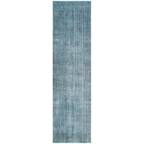 Safavieh Valencia Runner Rug, Turquoise and Multicolor - 2 ft.-3 in. x 12 ft. - VAL203P-212