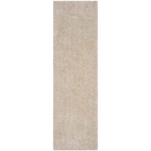 Safavieh 2 ft.-3 in. x 6 ft. Luxe Shag Hand Tufted Runner Area Rug, Bone - SGX160B-26