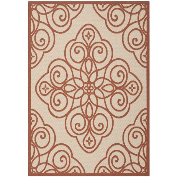 Safavieh 5 Ft. - 3 In. X 7 Ft. - 7 In. Martha Stewart Power Loomed Rug, Medium Rectangle - Cayenne - MSR4244-231-5