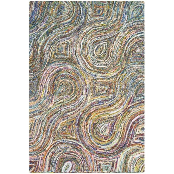 Safavieh Nantucket Hand Tufted Rectangle Rug- Multi- 4 x 6 ft. - NAN437A-4