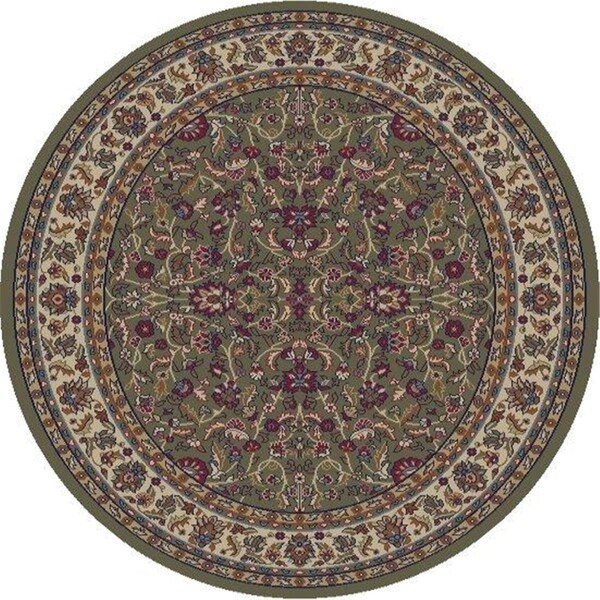 Concord Global Trading 3 ft. 11 in. x 5 ft. 7 in. Jewel Kashan - Green - 40654