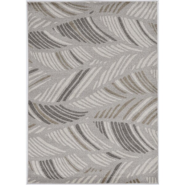 Homeroots 23 x 45 in. Grey Polypropylene Rug - 375003