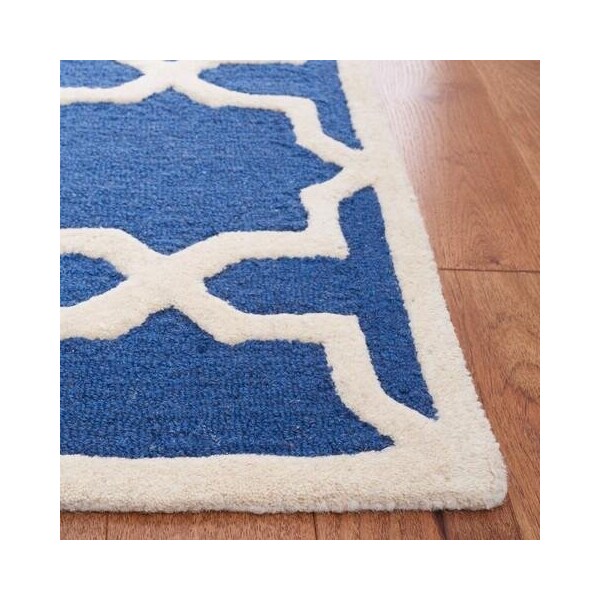 Safavieh Cambridge Accent Rugs, Navy Blue and Ivory - 2 x 3 ft. - CAM125G-2