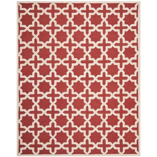 Safavieh Cambridge Hand Tufted Accent RugRust & Ivory 2 ft.6 in. x 4 ft. - CAM125L-24