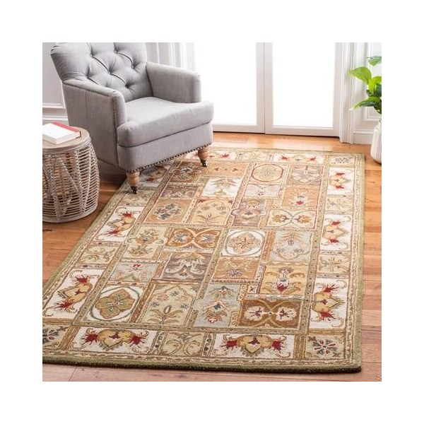 Safavieh 2 Ft. - 3 In. x 8 Ft. Runner- Traditional Classic Sage And Multi Hand Tufted Rug - CL305A-28