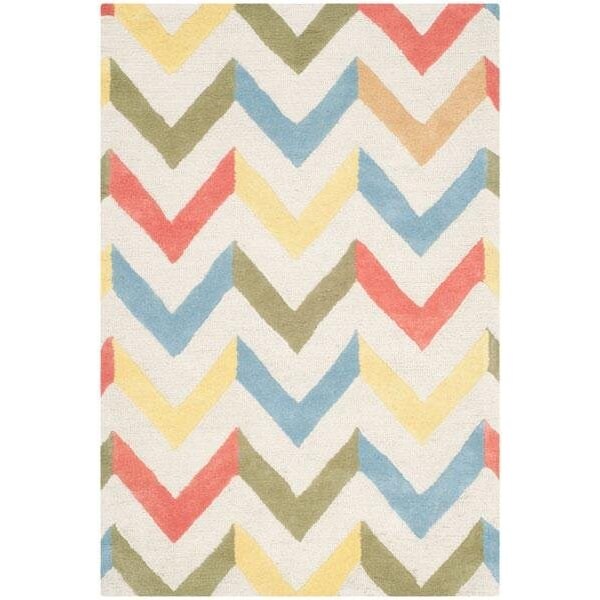 Safavieh Cambridge Hand Tufted Runner Rug- IVORY - MULTI- 2 ft. 6 in. x 4 ft. - CAM580D-24